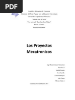 Los Proyectos Mecatronicos