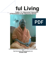 Joyful Living: (Based On Chapter 14: Vidyananda Prakaranam of Panchadashi of Sri Vidyaranya Swami)