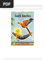 Pan Am Fly to South America Cross Stitch Pattern