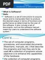 Chapter 1 - Introduction to Software Engineering