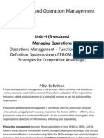 Product Operation Management PPT (Unit 1&2)