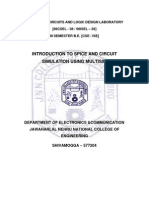 Introduction To Spice and Circuit Simulation Using Multisim