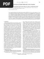 Peng-Xiang Hou Et Al - Bulk Storage Capacity of Hydrogen in Purified Multiwalled Carbon Nanotubes