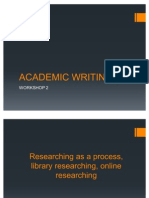 Academic Writing w2