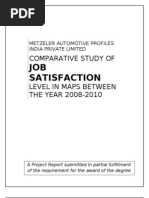 Satisfaction Report