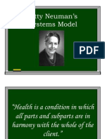 Betty Neuman's Systems Model