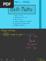 BASIC MATHS - 01 NOTES Extracted by @Sciencemates