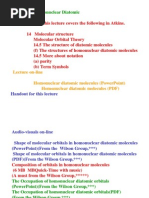 Chem 373 - Lecture 27: Homonuclear Diatomic Molecules-II