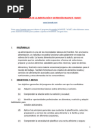 Sílabo de Alimentos y Nutrición de WASSCE WAEC