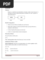 Pointer and Dynamic Memory Allocation