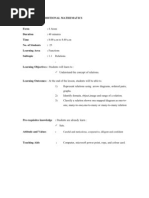 Lesson Plan Additional Mathematics