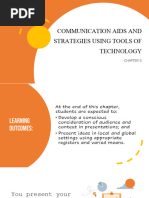 CHapter 5 COMMUNICATION AIDS AND STRATEGIES USING TOOLS OF TECHNOLOGY