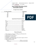 Red Iron Oxide Specification Foundry Grade