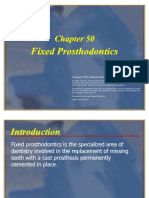 Fixed Prosthodontics Fixed Prosthodontics