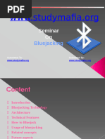 Bluejacking-ppt