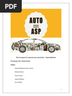 Piezas de Repuesto para Automóviles - Plan de Negocios