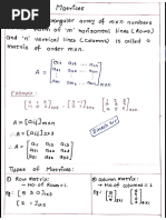 Matrices