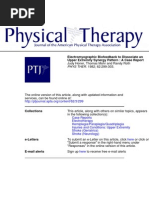 Upper Extremity Synergy Pattern: A Case Report Electromyographic Biofeedback To Dissociate An