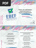 Matriz EF 1 Bimestre Matemtica Anos Iniciais