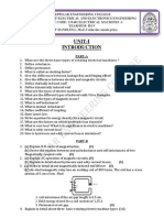 Unit 1 & 3 Electrical Machines 1