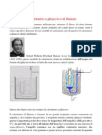 Il Calorimetro A Ghiaccio o Di Bunsen