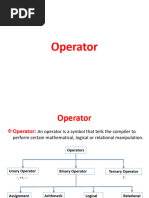 Lecture 3 Operator