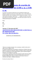 Horas de Oración de Medianoche 12:00 am a 3:00 am - 160 PUNTOS DE ORACIÓN DE BATALLA DE MEDIANOCHE Por el DR D K OLUKOYA