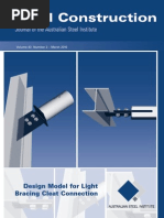 ASI - Design Model For Light Bracing Cleat Connections