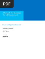 Microsoft 365 Guidance for UK Government - Secure Configuration Blueprint - v3.0