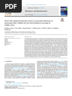 Novel cells integrated biosensor based on superoxide dismutase on electrospun fiber scaffolds for the electrochemical screening of cellular stress