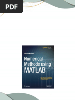 Immediate download (Ebook) Numerical Methods using MATLAB by Gupta, Abhishek ISBN 9781484201541, 148420154X ebooks 2024