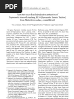 12 Campos Et Al (2011) First State Record and Distribution Extension of Tupinambis Duseni From Mato Grosso State Central Brazil