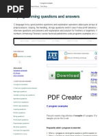 C Program Examples