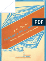 Herder - Filosofia de La Historia para La Educacion de La Humanidad