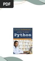 Get (Ebook) Getting to Know Python by Simone Payment ISBN 9781477777183, 1477777180 PDF ebook with Full Chapters Now