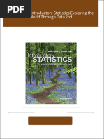 Full Download (eBook PDF) Introductory Statistics Exploring the World Through Data 2nd PDF DOCX