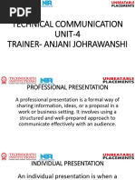 TECHNICAL COMMUNICATION UNIT-4 PART 2