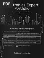 Electronics Expert Portfolio by Slidesgo