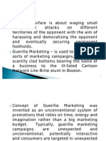 1 PPT Presentation Guerilla Marketing