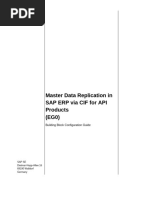 EG0 - Master Data Replication in SAP ERP via CIF for API Products-Conf Guide