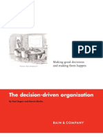 Decision Driven Organization