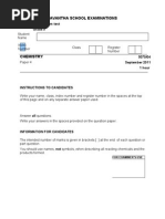 Dharumavantha School Examinations: Second Term Test Grade 9