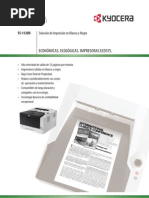 Económicas. Ecológicas. Impresoras Ecosys.: Solución de Impresión en Blanco y Negro