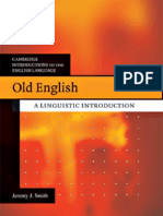 Old English A Linguistic Introduction Smith 2009