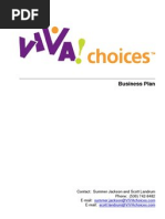 Business Plan: Contact: Summer Jackson and Scott Landrum Phone: (530) 742-8482 E-Mail: E-Mail