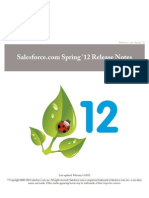 Salesforce Spring12 Release Notes