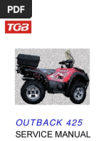 TGB Outback 425 - Service Manual