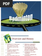 BADMINTON Power Point Presentation