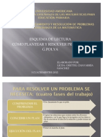 Esquema de Lectura Cómo Plantear y Resolver Problemas