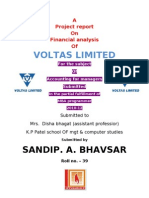 Sandip Voltas Report